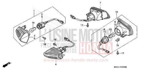 WINKER (1) VFR750FN de 1992